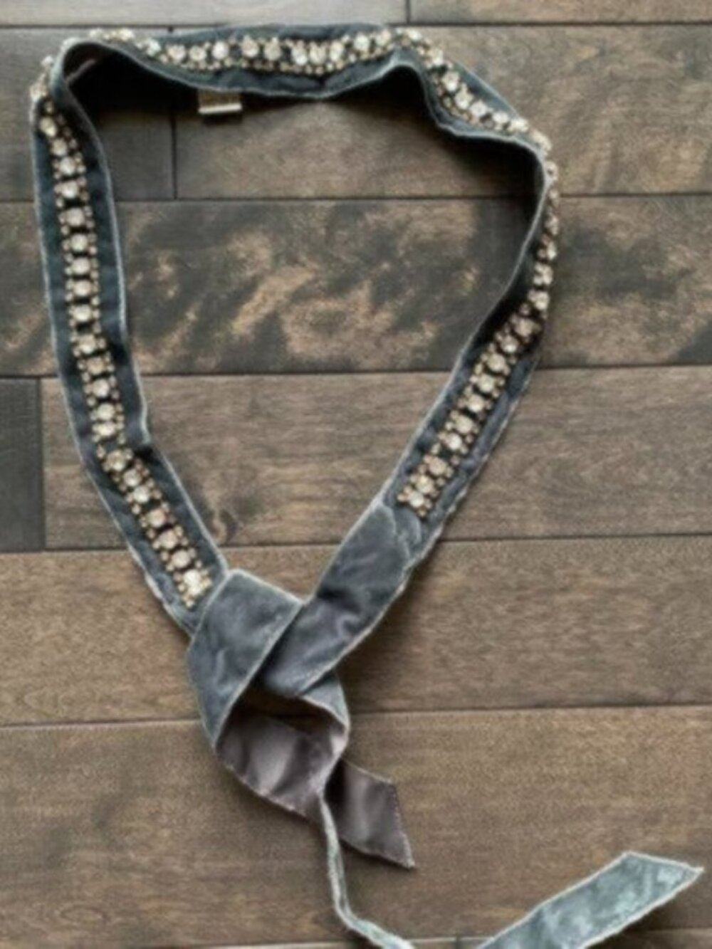 Banana Republic Velvet Embellished Belt - NEW